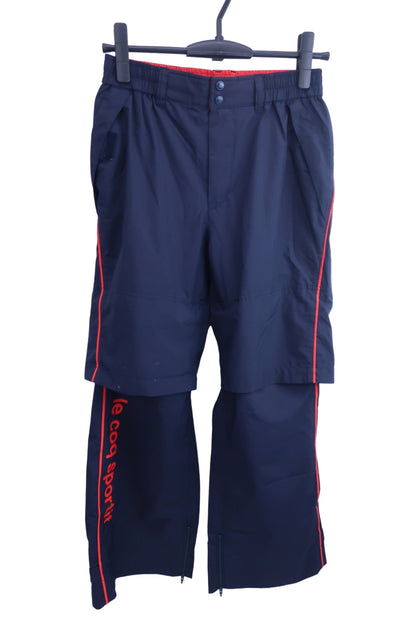 le coq sportif(ルコックスポルティフ) ウィンドブレーカー上下セット 白ネイビー レディース M C-5