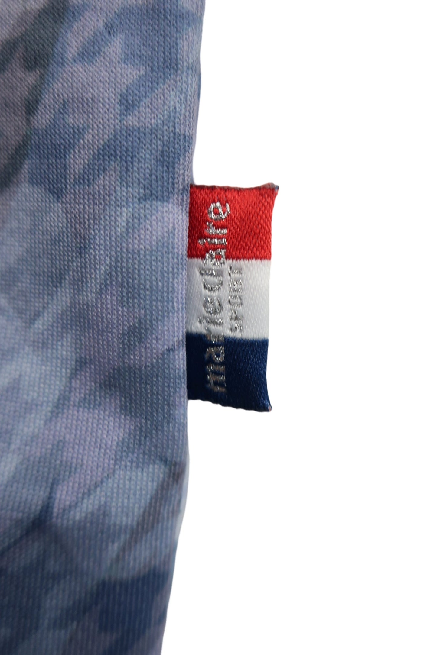 marie claire sport(マリ・クレール・スポーツ) ハーフジップ長袖シャツ 紫マーブル柄 レディース L A-5