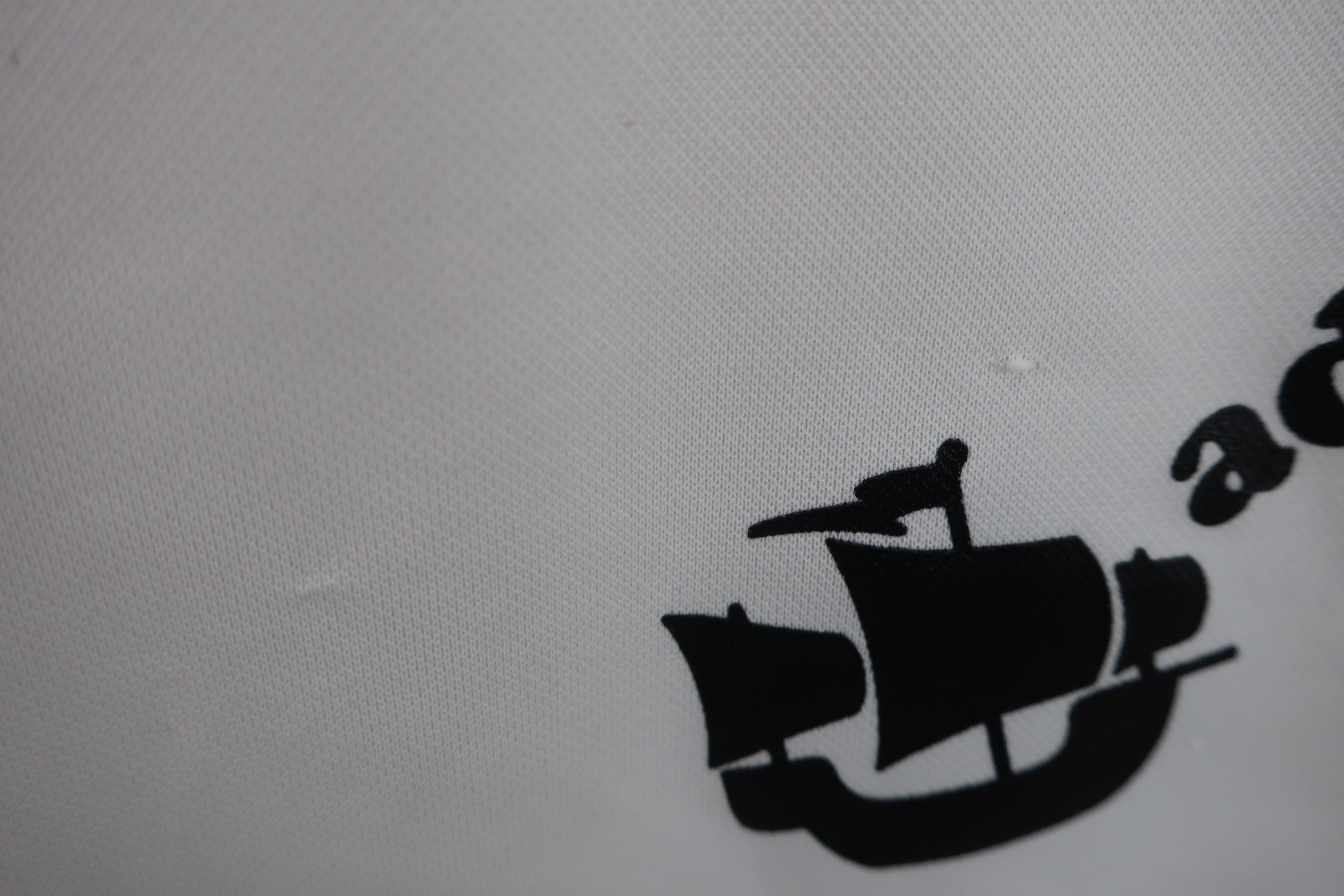 le coq sportif(ルコックスポルティフ) ハーフジップ半袖シャツ 白 レディース M C-5