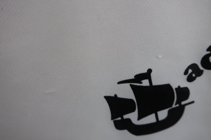 le coq sportif(ルコックスポルティフ) ハーフジップ半袖シャツ 白 レディース M C-5