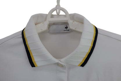 le coq sportif(ルコックスポルティフ) 長袖ポロシャツ 黄白 レディース M A-4