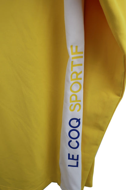 le coq sportif(ルコックスポルティフ) 長袖ポロシャツ 黄白 レディース M A-5