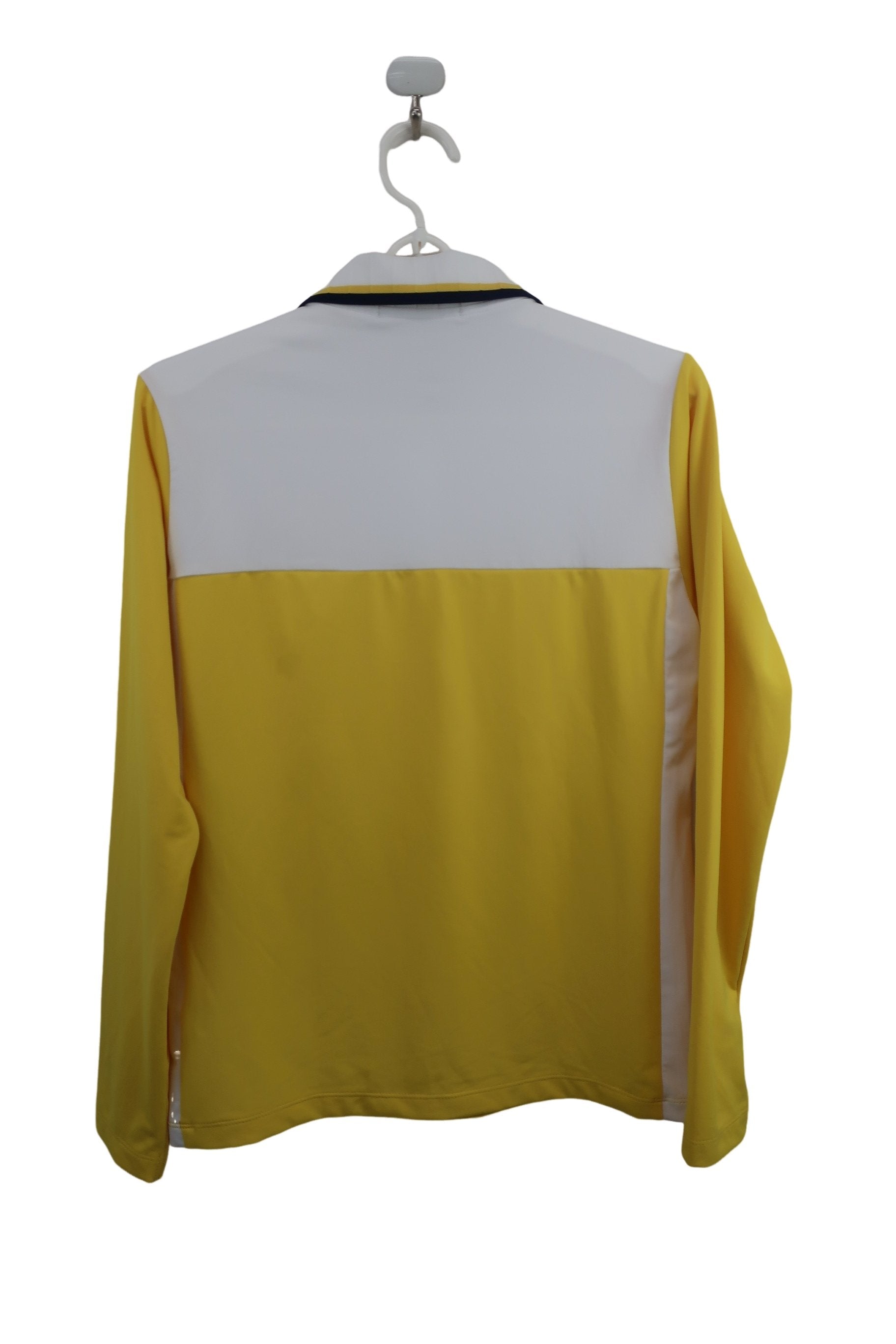 le coq sportif(ルコックスポルティフ) 長袖ポロシャツ 黄白 レディース M A-6