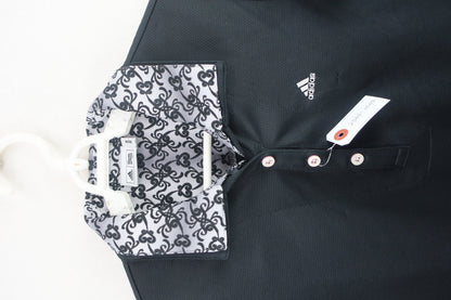 adidas(アディダス) 半袖ポロシャツ 黒 レディース M B-4