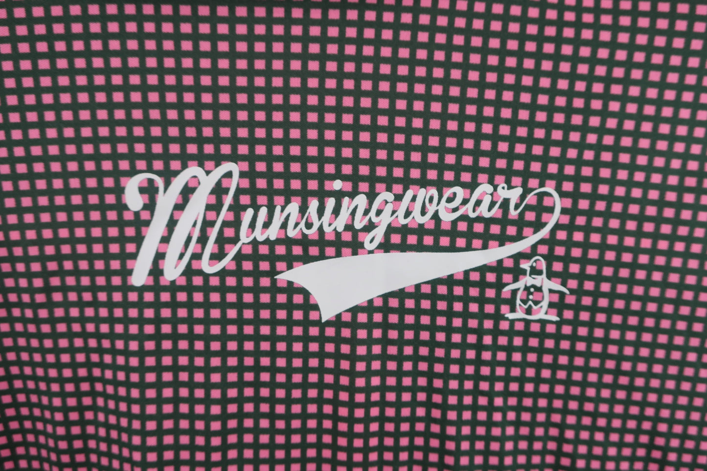 Munsingwear(マンシングウェア) ウィンドブレーカー ピンクチェック レディース L A-6