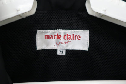 marie claire sport(マリ・クレール・スポーツ) フルジップベスト 黒 レディース M B-2