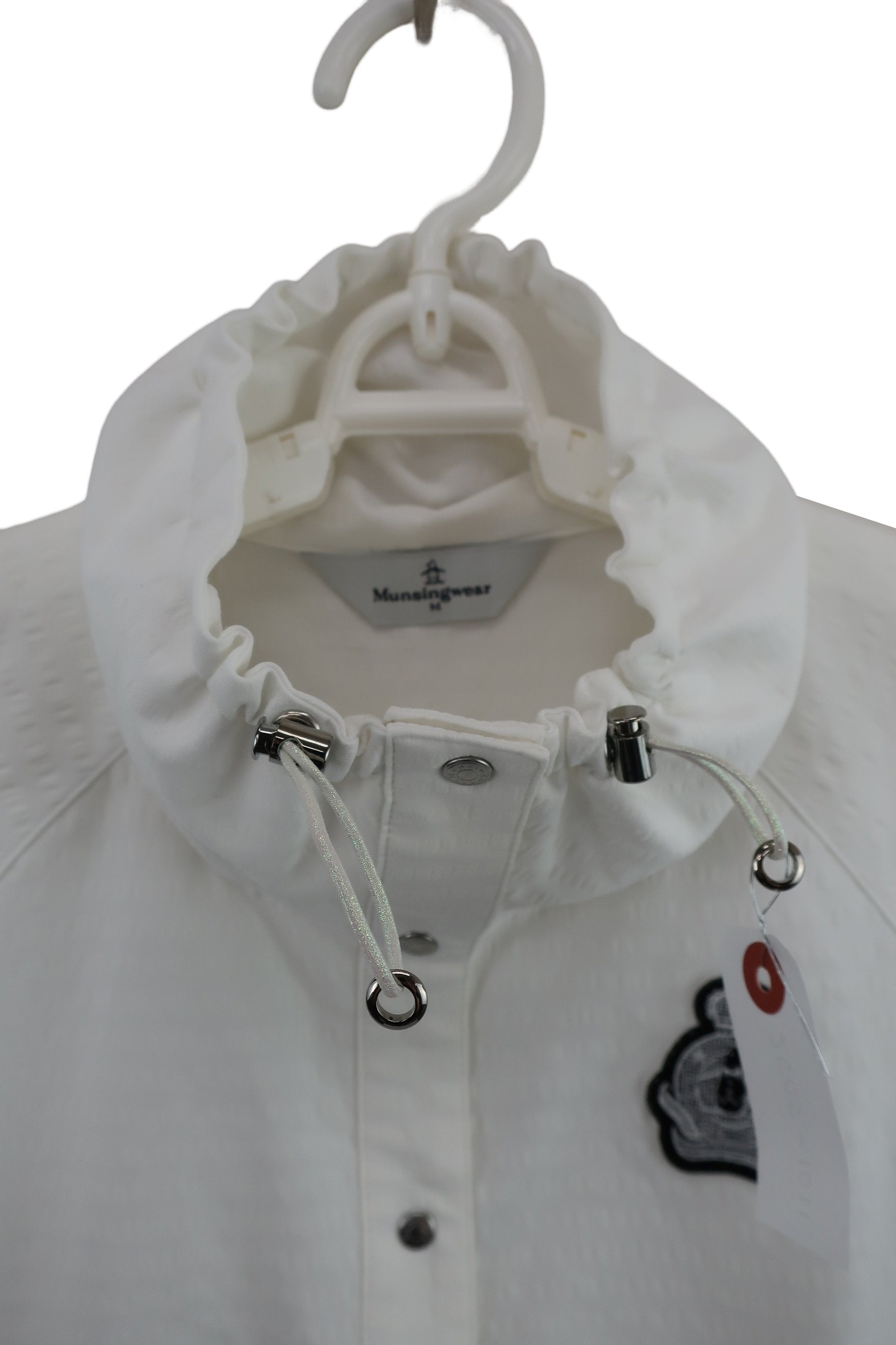 Munsingwear(マンシングウェア) 半袖ブルゾン 白 レディース M A-3