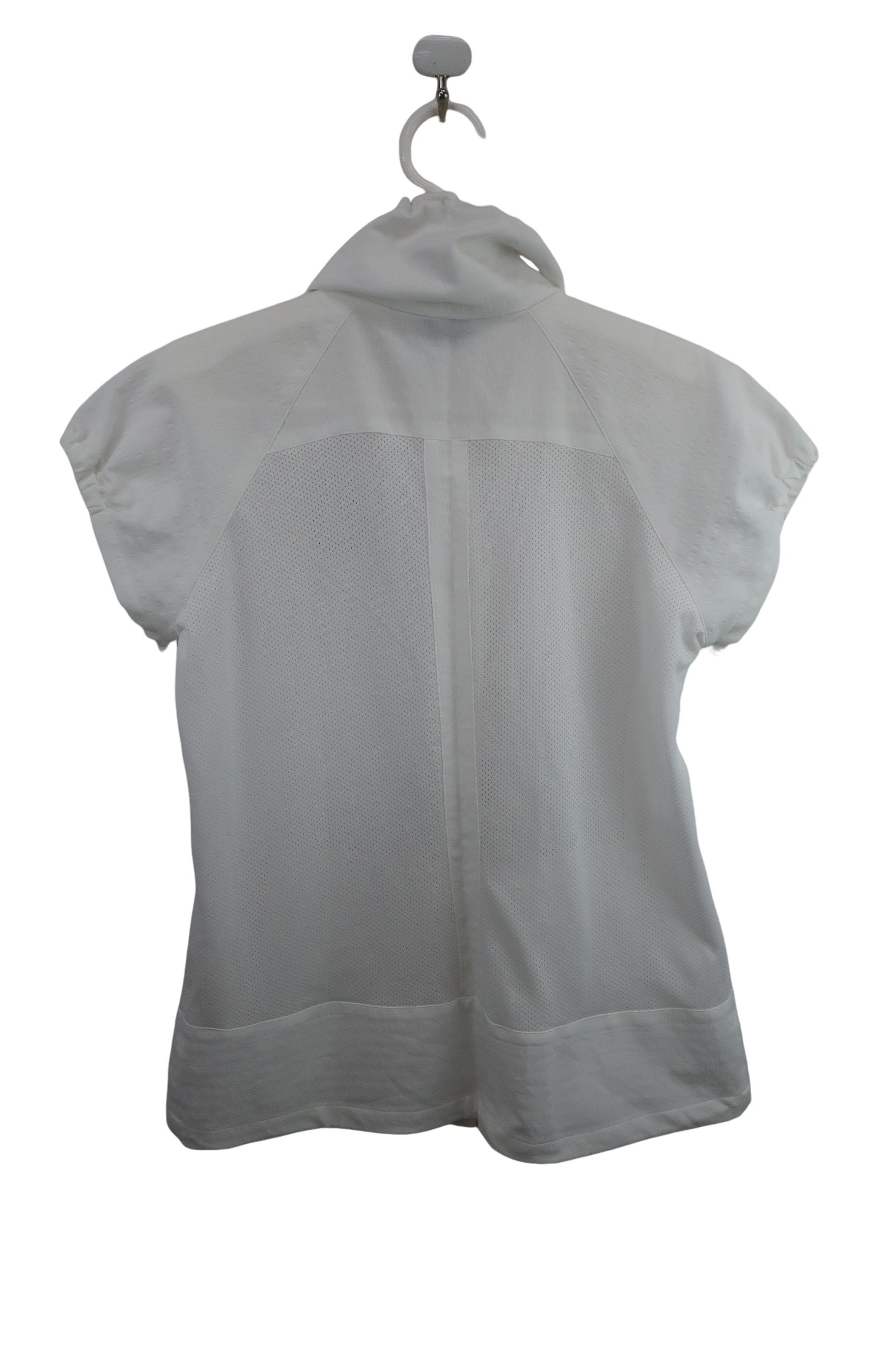 Munsingwear(マンシングウェア) 半袖ブルゾン 白 レディース M A-6