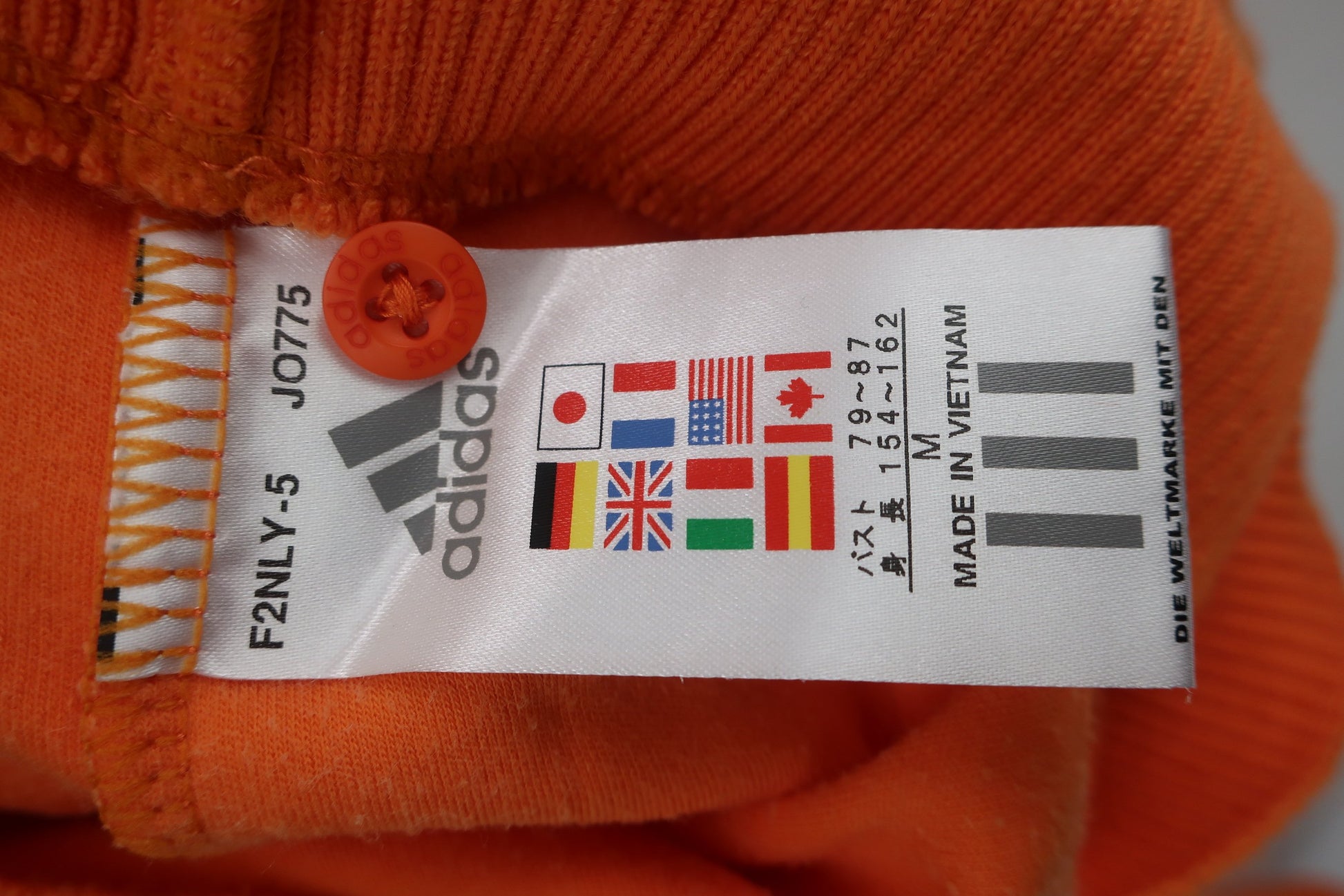 adidas(アディダス) フリースシャツ オレンジ レディース M B-7