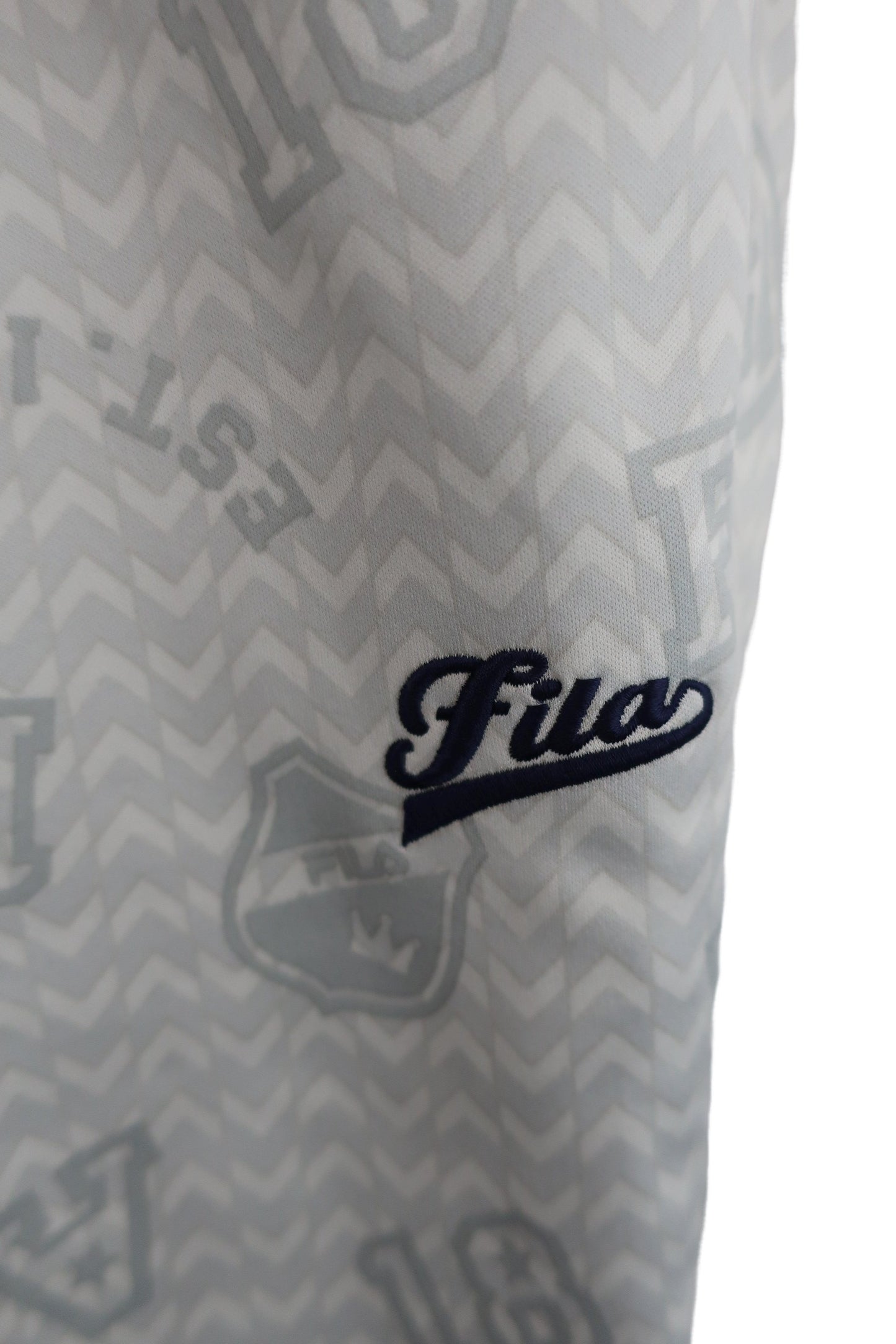 FILA GOLF(フィラゴルフ) 裏起毛パンツ グレー総柄 レディース L B-2