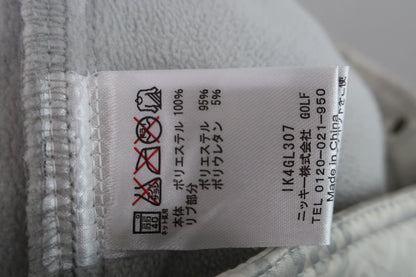 FILA GOLF(フィラゴルフ) 裏起毛パンツ グレー総柄 レディース L B-10