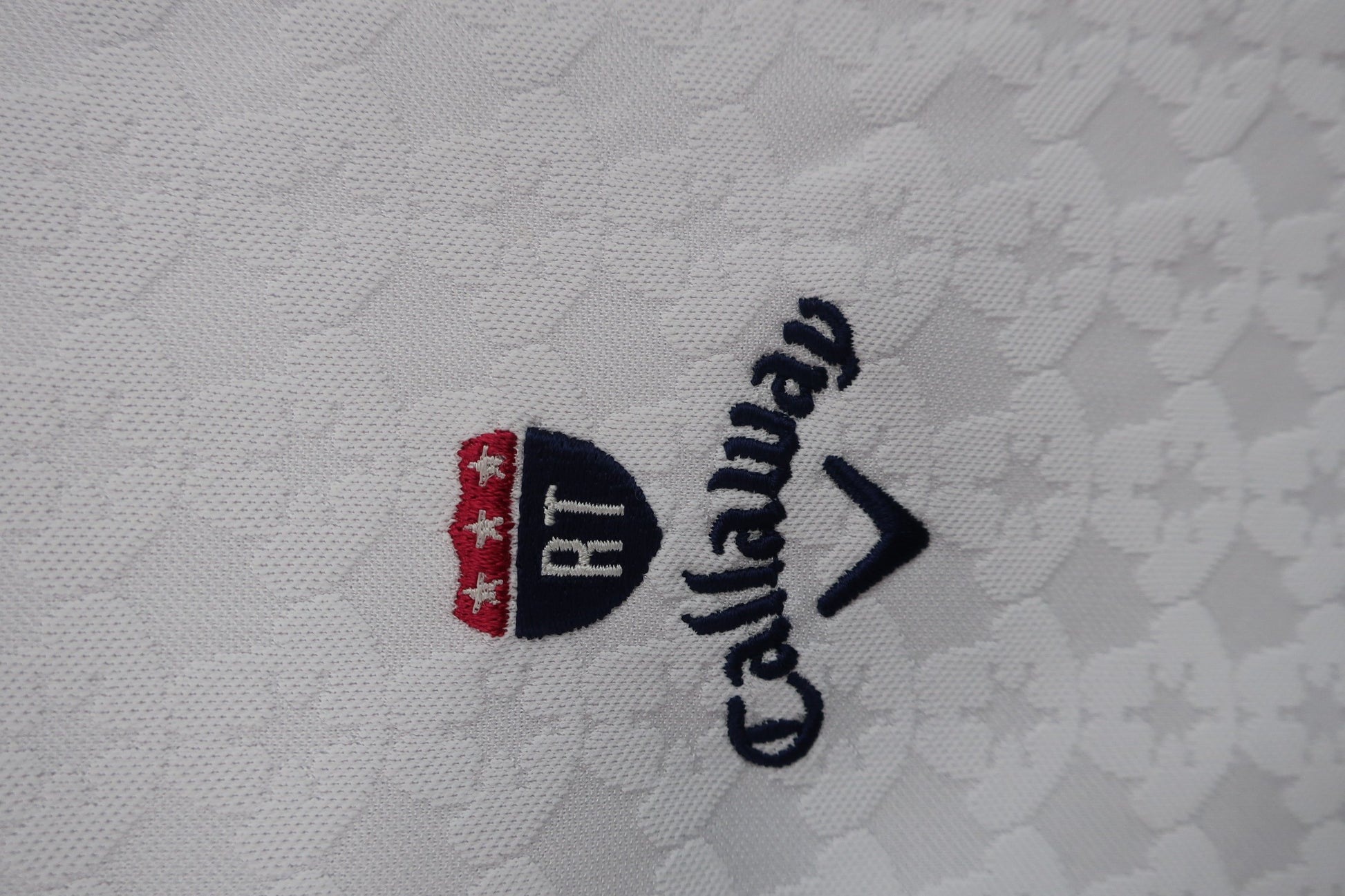 Callaway(キャロウェイ) 半袖ポロシャツ 白総柄 レディース L 241-8157812 A-2