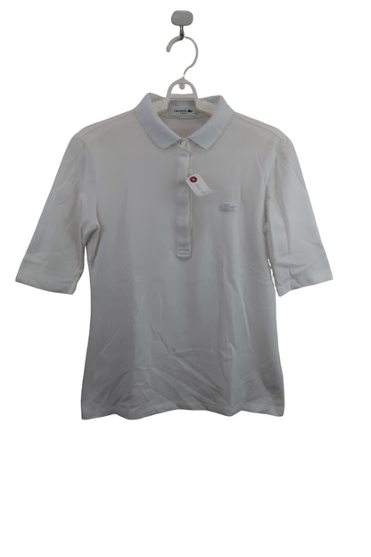 LACOSTE(ラコステ) 半袖ポロシャツ 白 レディース 38 A-1