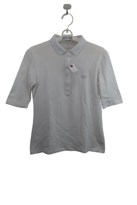 LACOSTE(ラコステ) 半袖ポロシャツ 白 レディース 38 A-1