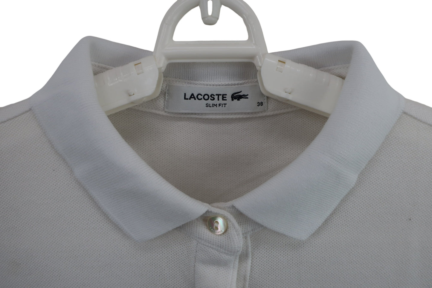 LACOSTE(ラコステ) 半袖ポロシャツ 白 レディース 38 A-3