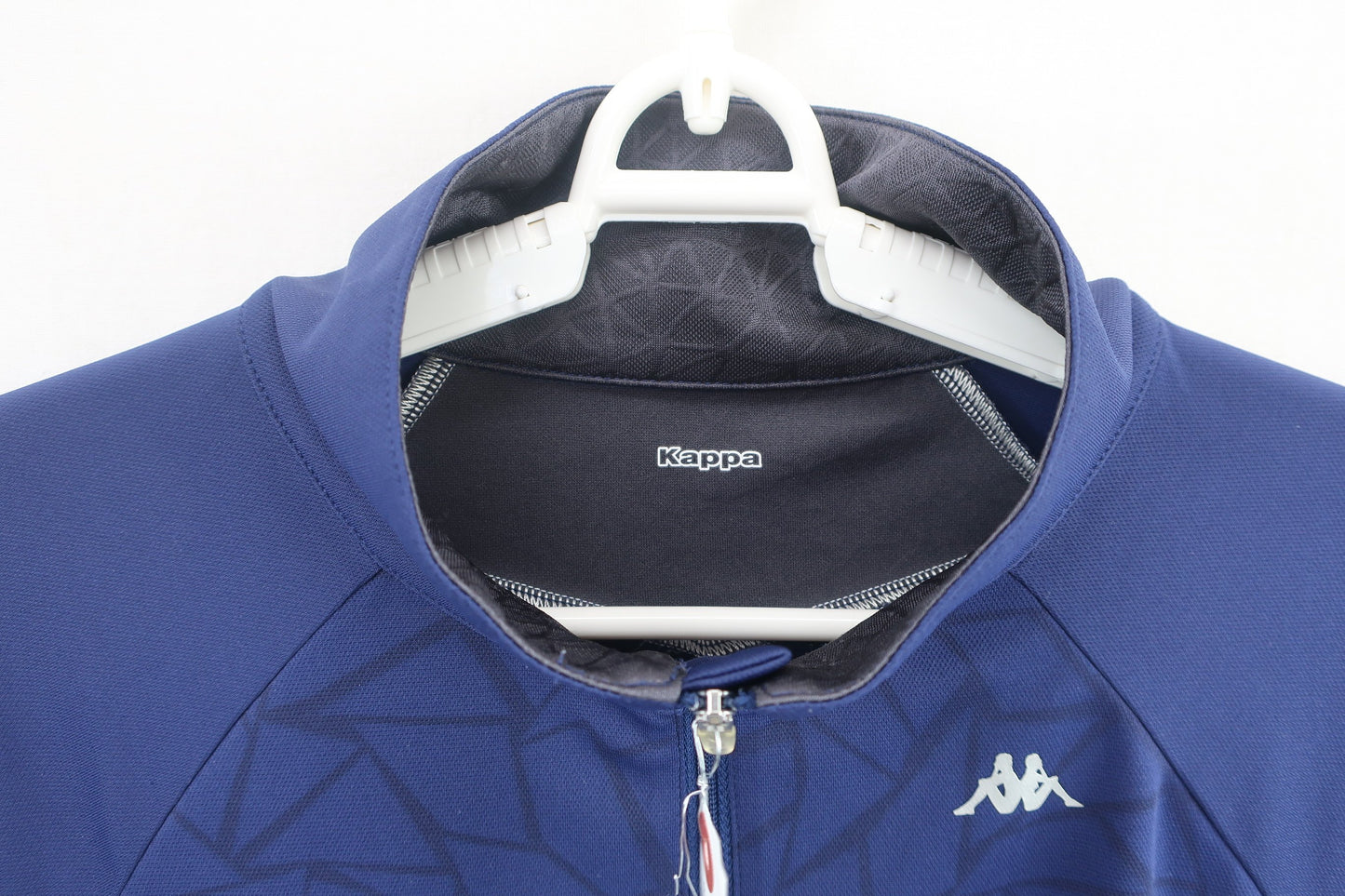 Kappa(カッパ) ハーフジップ半袖シャツ ネイビー レディース M B-3