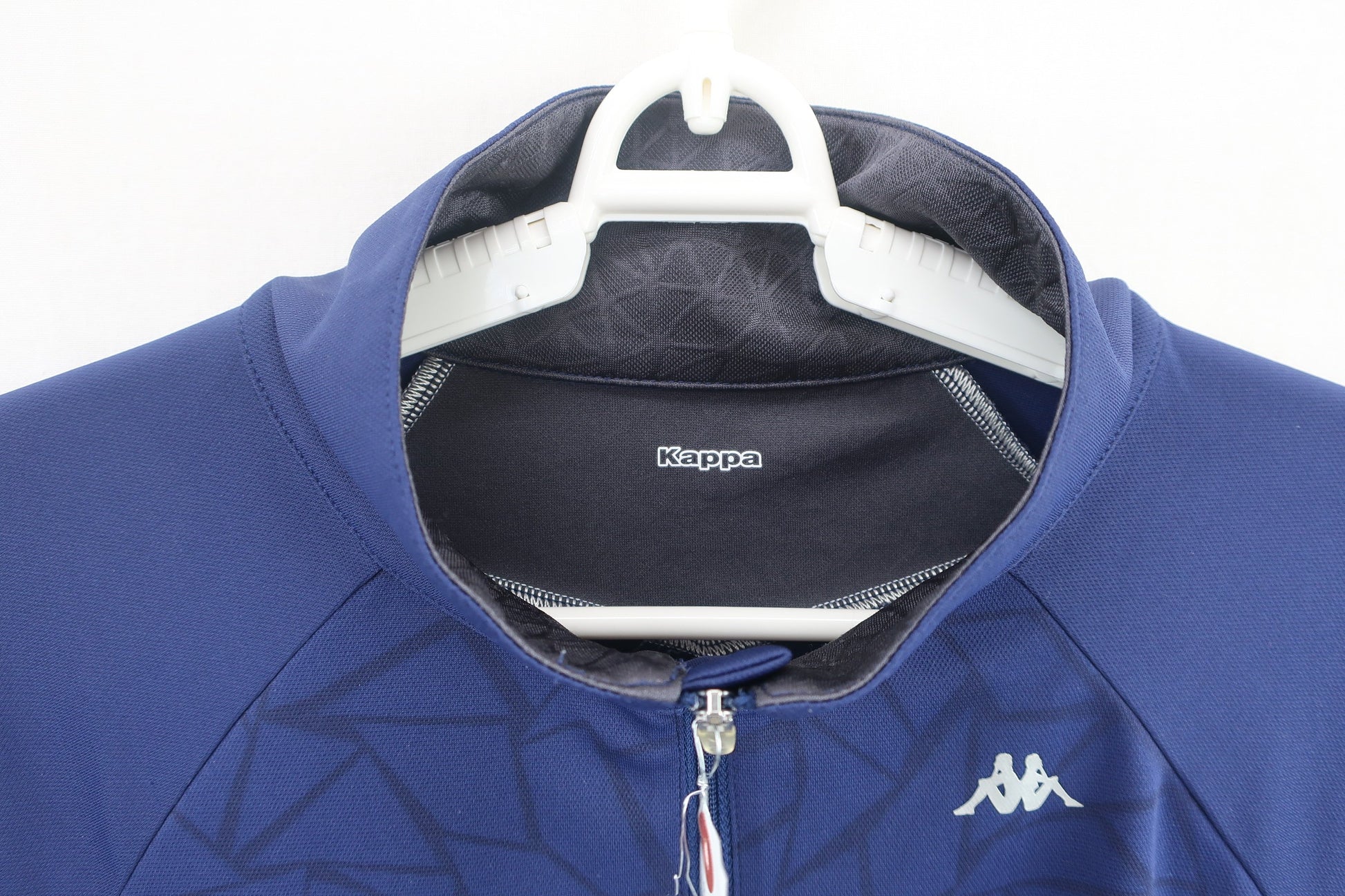 Kappa(カッパ) ハーフジップ半袖シャツ ネイビー レディース M B-3