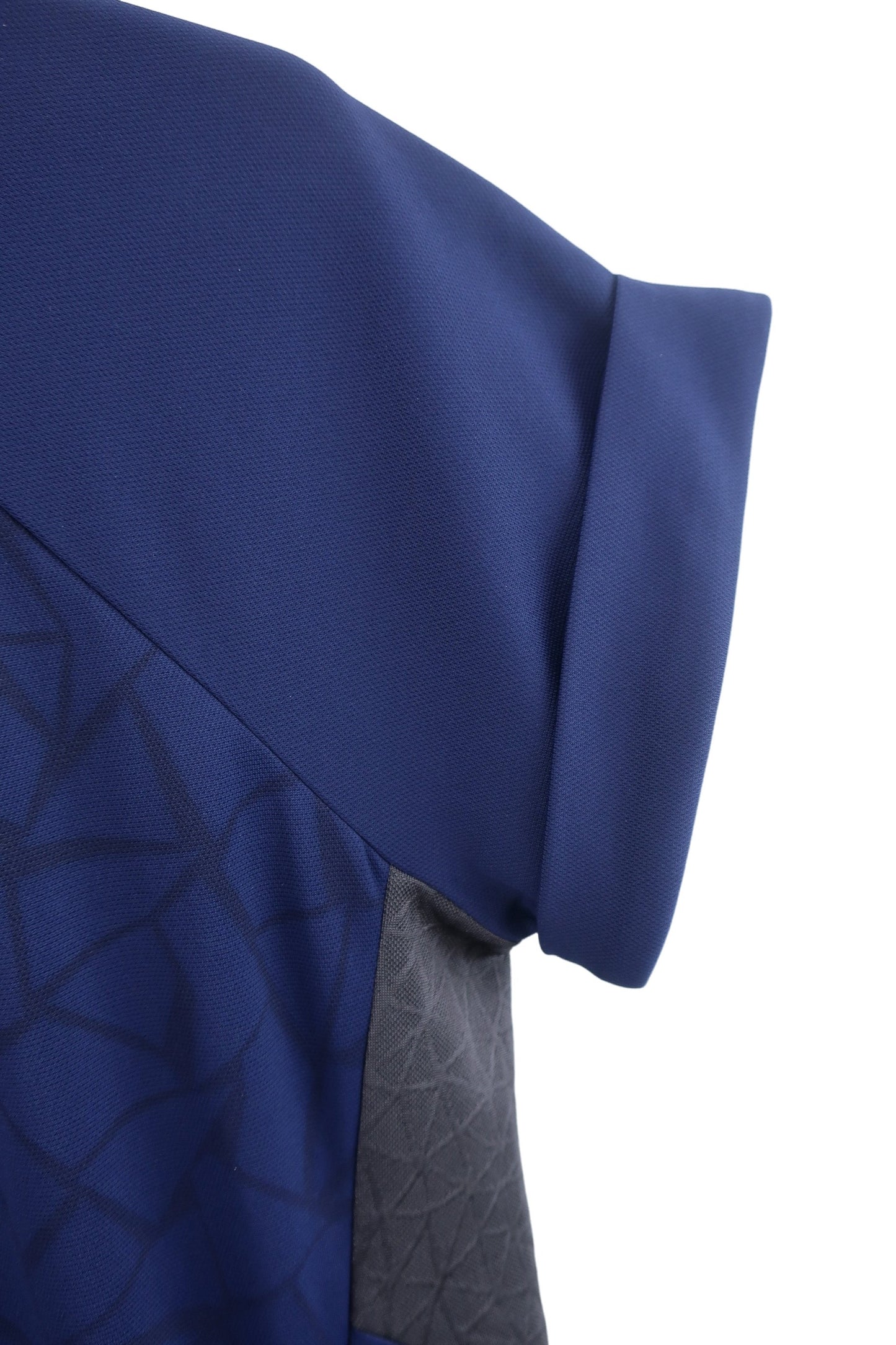 Kappa(カッパ) ハーフジップ半袖シャツ ネイビー レディース M B-5