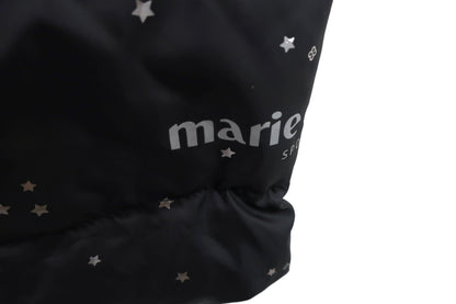 marie claire sport(マリ・クレール・スポーツ) ダウンジャケット 黒星柄 レディース M A-2