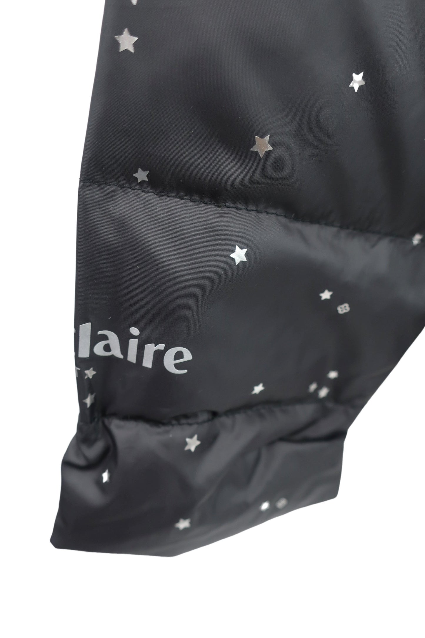 marie claire sport(マリ・クレール・スポーツ) ダウンジャケット 黒星柄 レディース M A-5