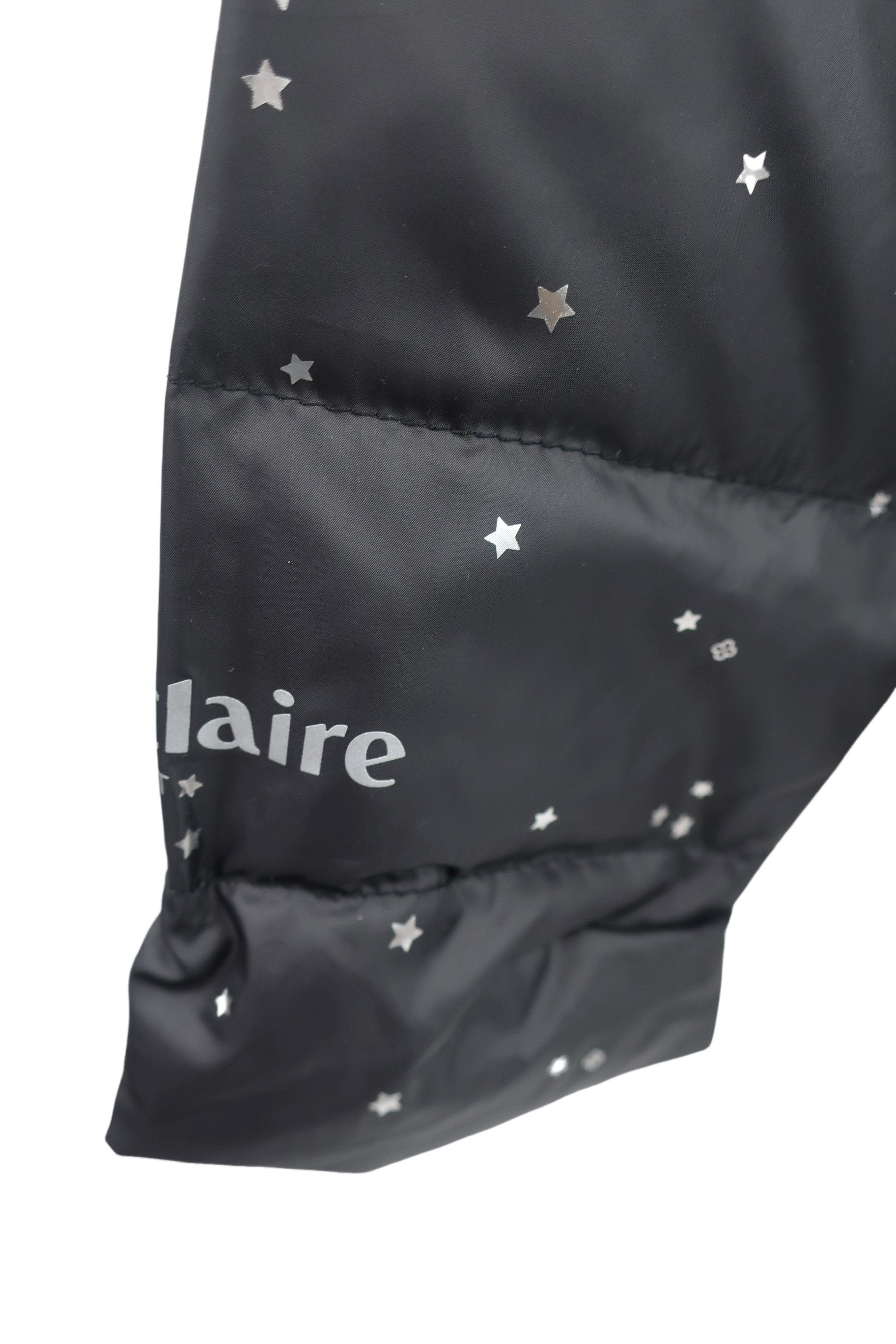 marie claire sport(マリ・クレール・スポーツ) ダウンジャケット 黒星柄 レディース M A-5