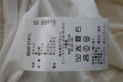 Munsingwear(マンシングウェア) ハーフジップセーター 白 レディース M S-5