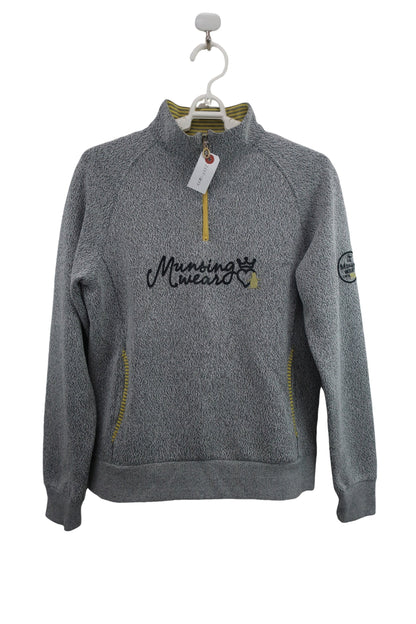 Munsingwear(マンシングウェア) ハーフジップセーター グレー レディース M B-1