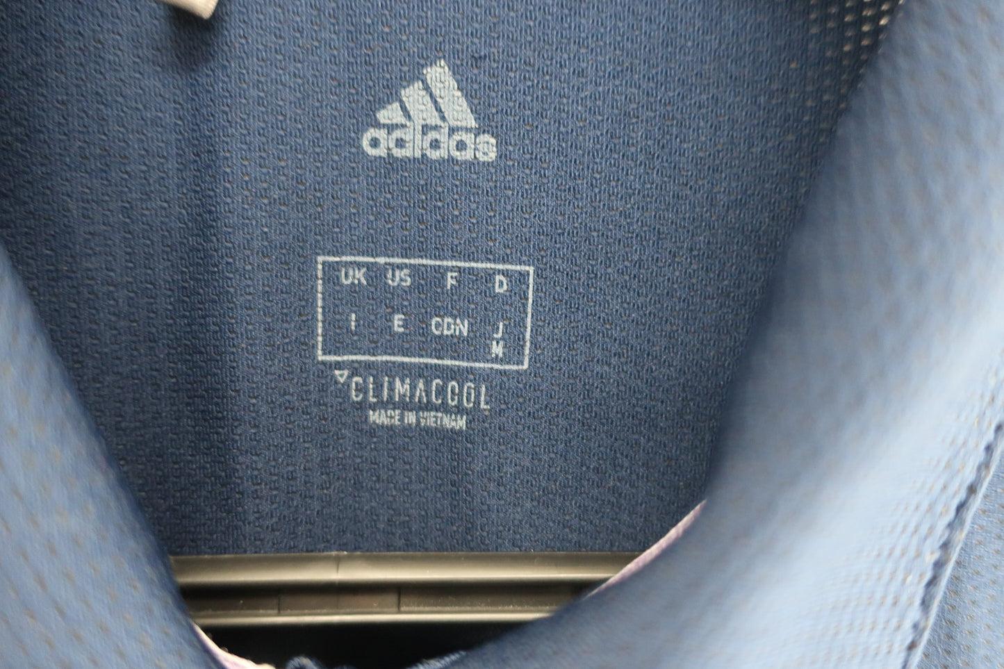 adidas(アディダス) ノースリーブポロシャツ ネイビー白 レディース M A-2