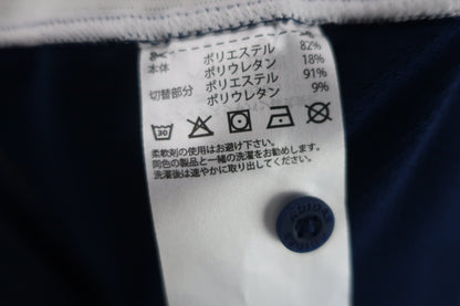 adidas(アディダス) ノースリーブポロシャツ ネイビー白 レディース M A-9