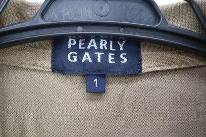 PEARLY GATES(パーリーゲイツ) ポロシャツ 黄土色 レディース 1 055-960700 B-3