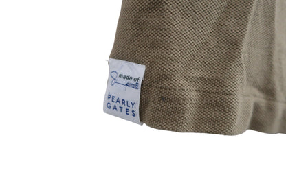 PEARLY GATES(パーリーゲイツ) ポロシャツ 黄土色 レディース 1 055-960700 B-5