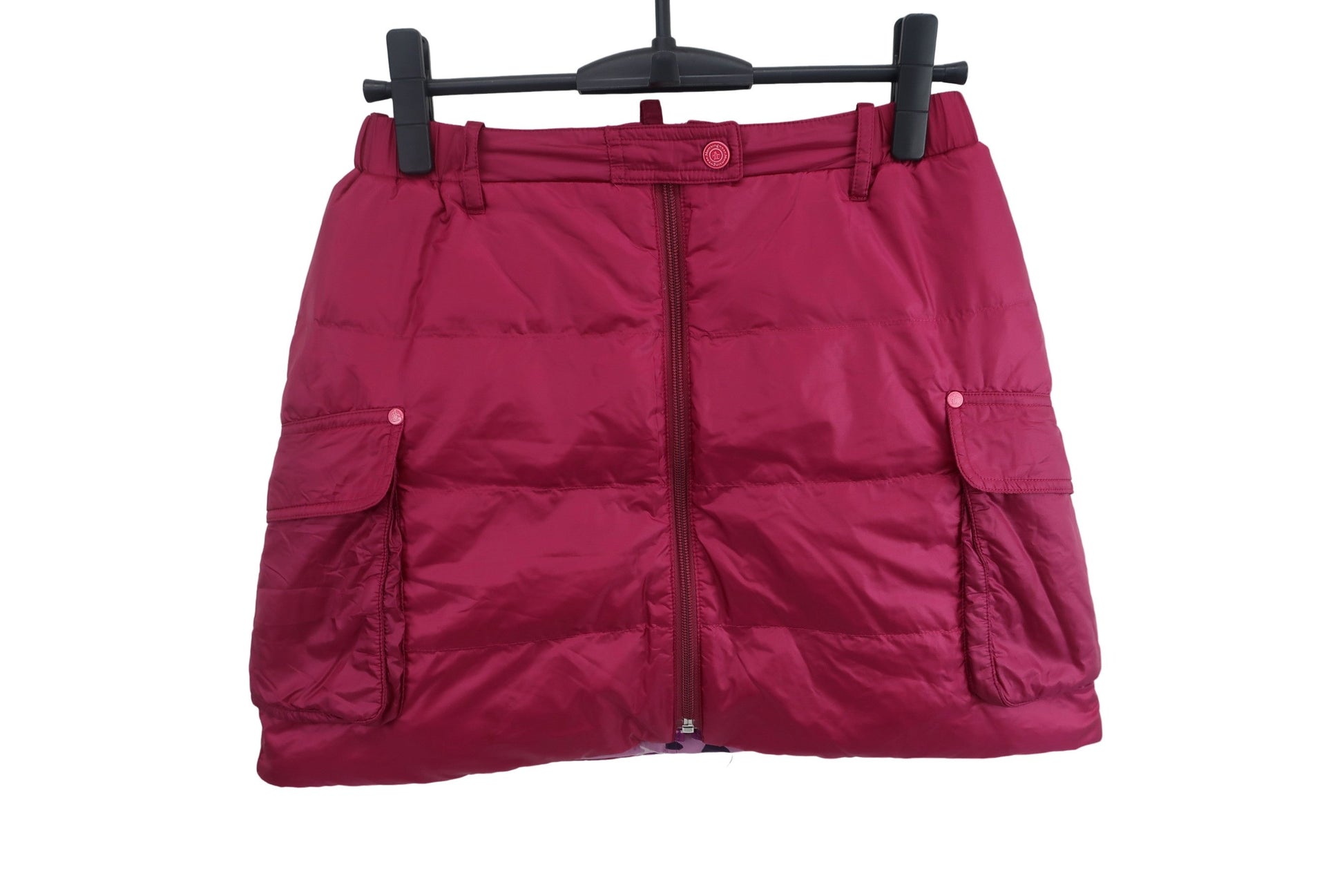 Munsingwear(マンシングウェア) リバーシブルナイロンスカート ピンク / 紫カモフラ柄 レディース M A-5