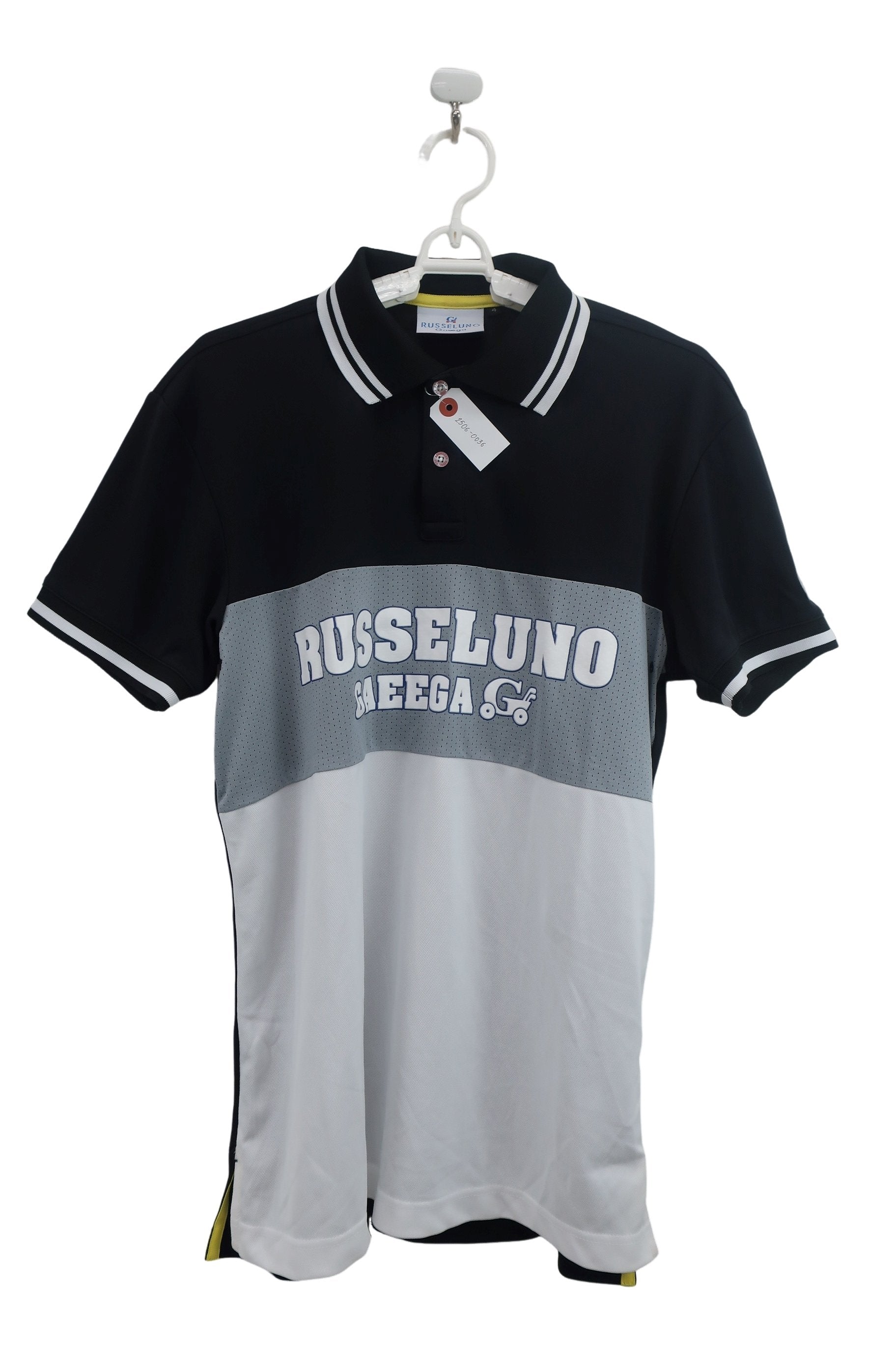 RUSSELUNO(ラッセルノ) 半袖ポロシャツ 黒 メンズ 4 A-1