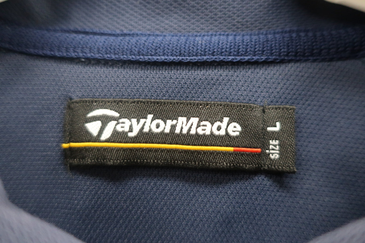 TaylorMade(テーラーメイド) 半袖ハーフジップシャツ ネイビー メンズ L C-3