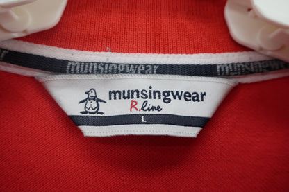 Munsingwear(マンシングウェア) 半袖ポロシャツ 赤 メンズ L B-3