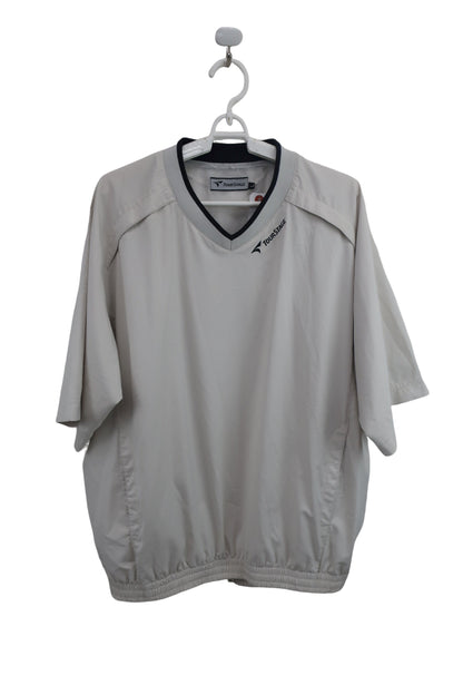 TOURSTAGE(ツアーステージ) 半袖ナイロンシャツ 白 メンズ L A-1