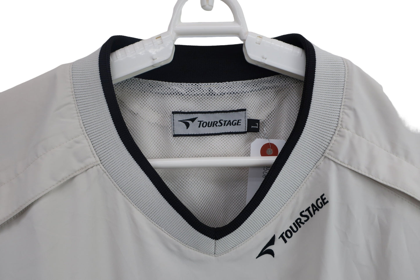 TOURSTAGE(ツアーステージ) 半袖ナイロンシャツ 白 メンズ L A-2