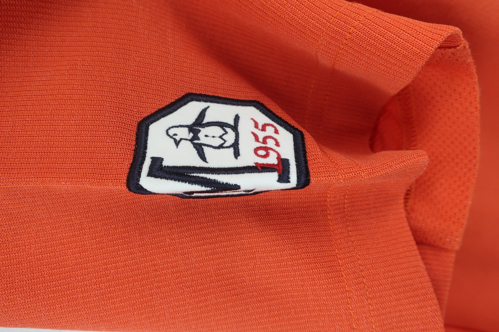 Munsingwear(マンシングウェア) 半袖ハーフジップシャツ オレンジ メンズ M B-4