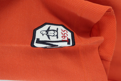 Munsingwear(マンシングウェア) 半袖ハーフジップシャツ オレンジ メンズ M B-4