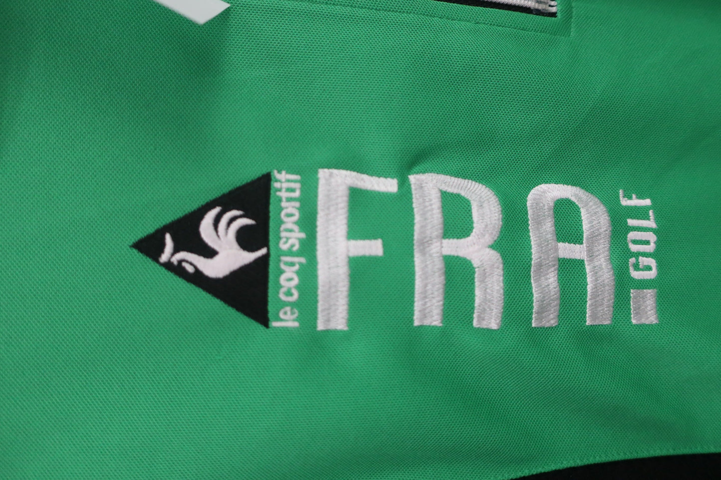 le coq sportif(ルコックスポルティフ) 半袖ハーフジップシャツ 緑 メンズ L A-2