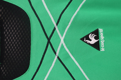 le coq sportif(ルコックスポルティフ) 半袖ハーフジップシャツ 緑 メンズ L A-5