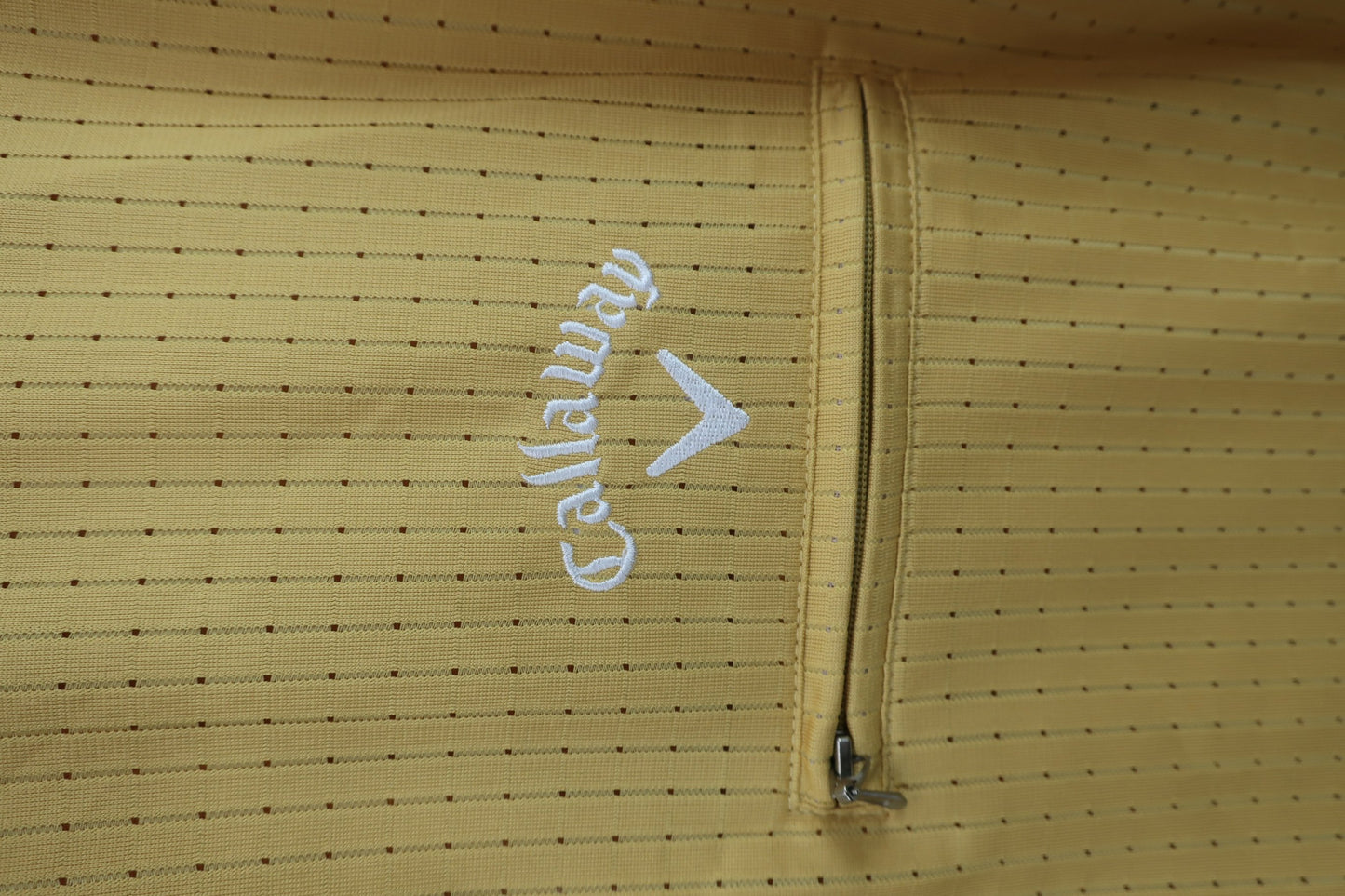 Callaway(キャロウェイ) 半袖ハーフジップシャツ 黄色 メンズ L 245-210586 A-2