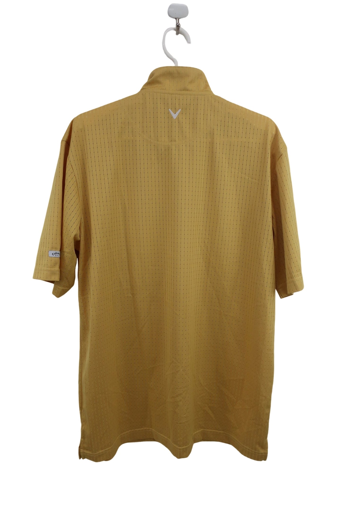 Callaway(キャロウェイ) 半袖ハーフジップシャツ 黄色 メンズ L 245-210586 A-4