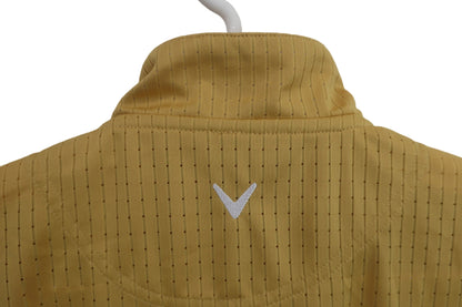 Callaway(キャロウェイ) 半袖ハーフジップシャツ 黄色 メンズ L 245-210586 A-6