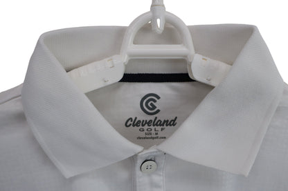Cleveland GOLF(クリーブランドゴルフ) 半袖ポロシャツ 白 メンズ M A-2