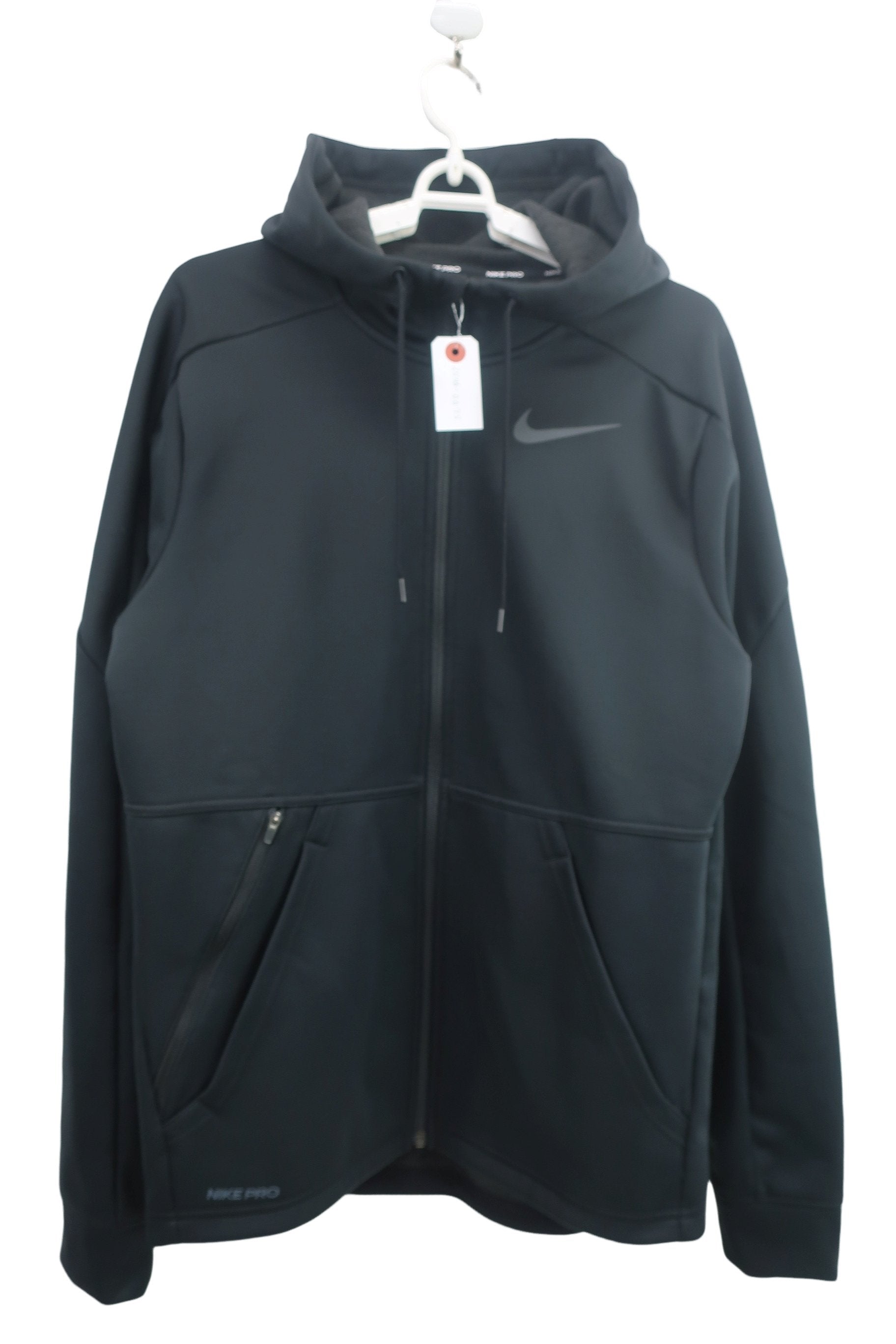 NIKE PRO 裏起毛フルジップパーカー 黒 メンズ M A-1