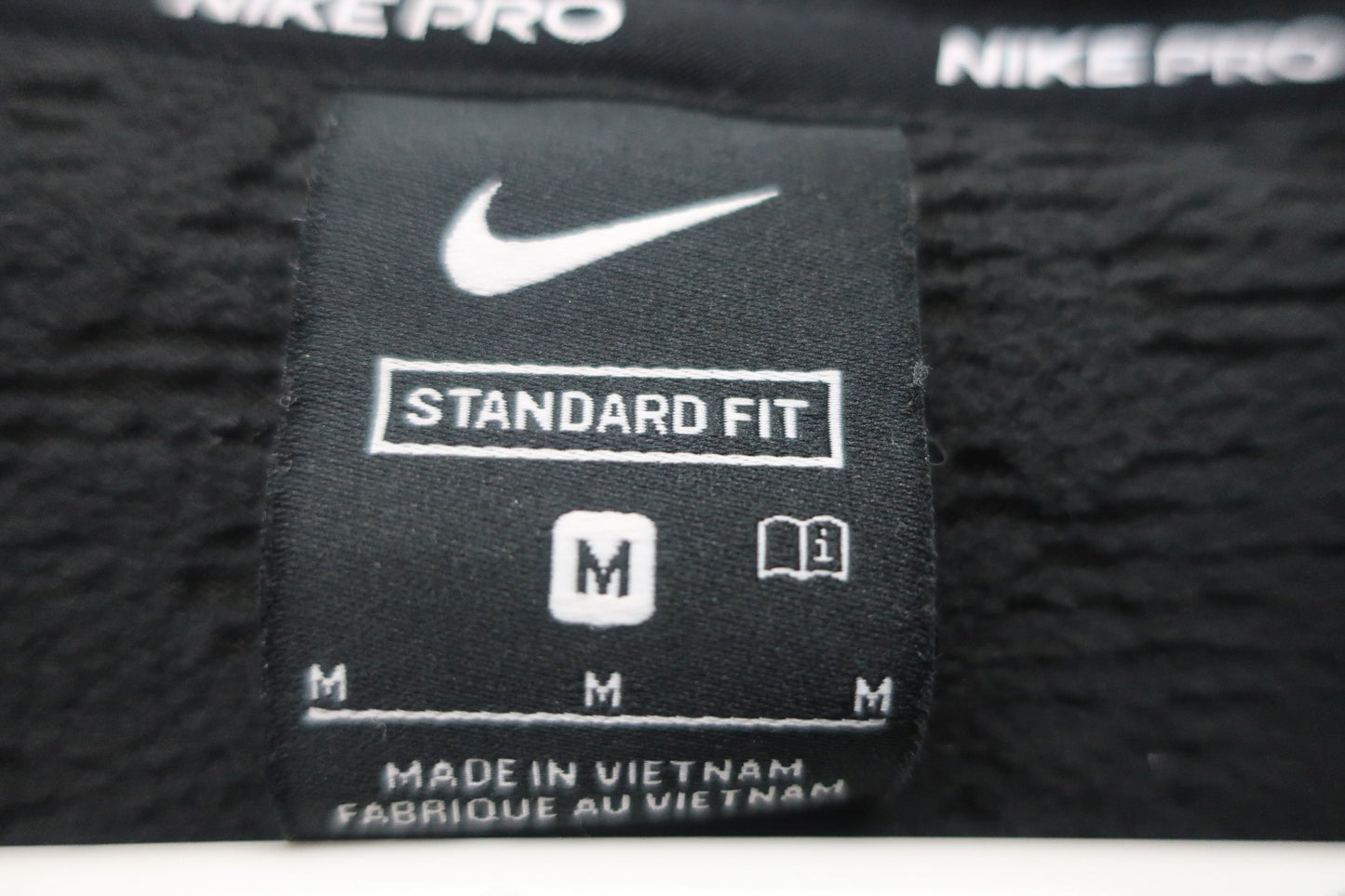 NIKE PRO 裏起毛フルジップパーカー 黒 メンズ M A-2