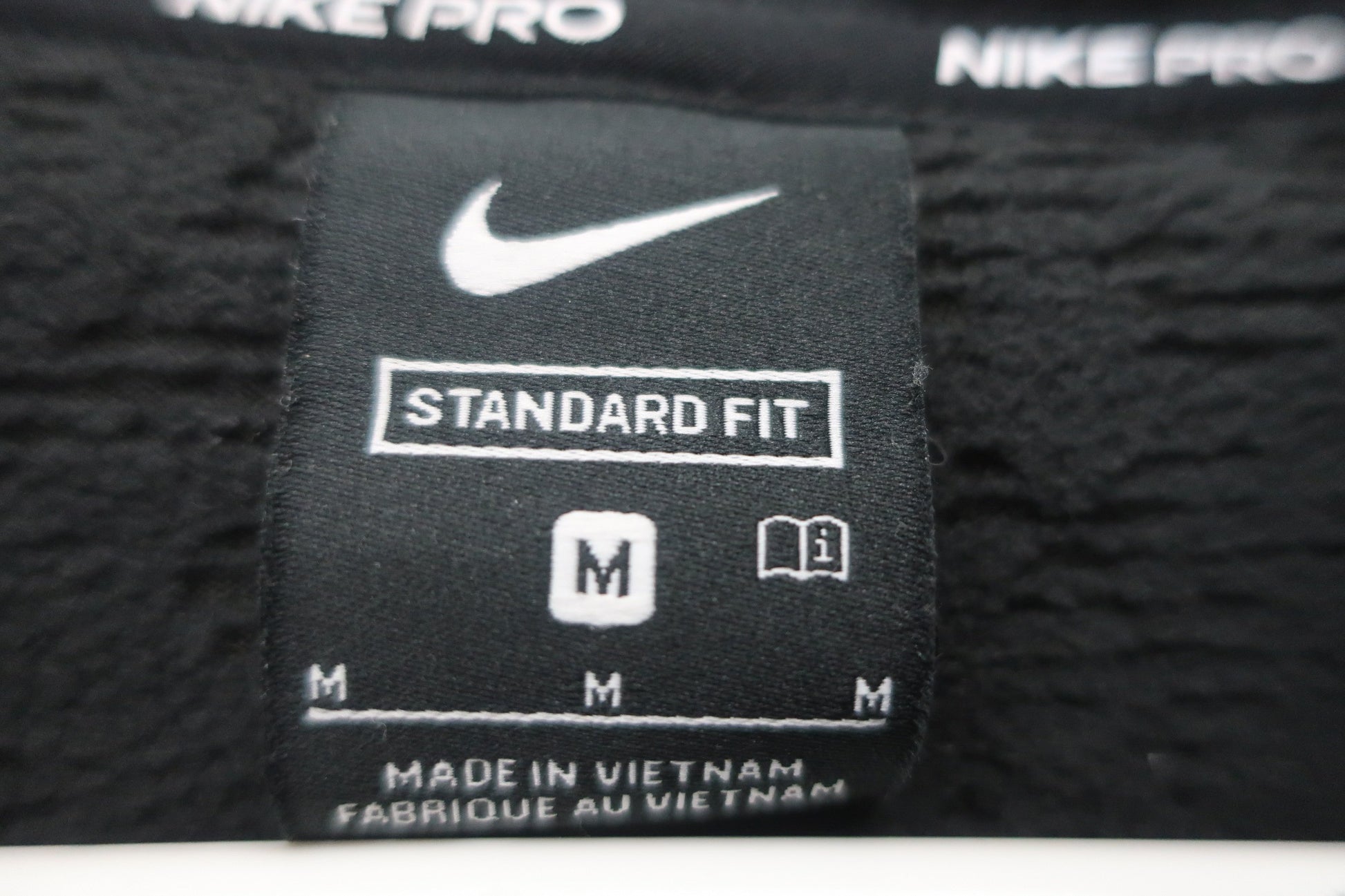 NIKE PRO 裏起毛フルジップパーカー 黒 メンズ M A-2