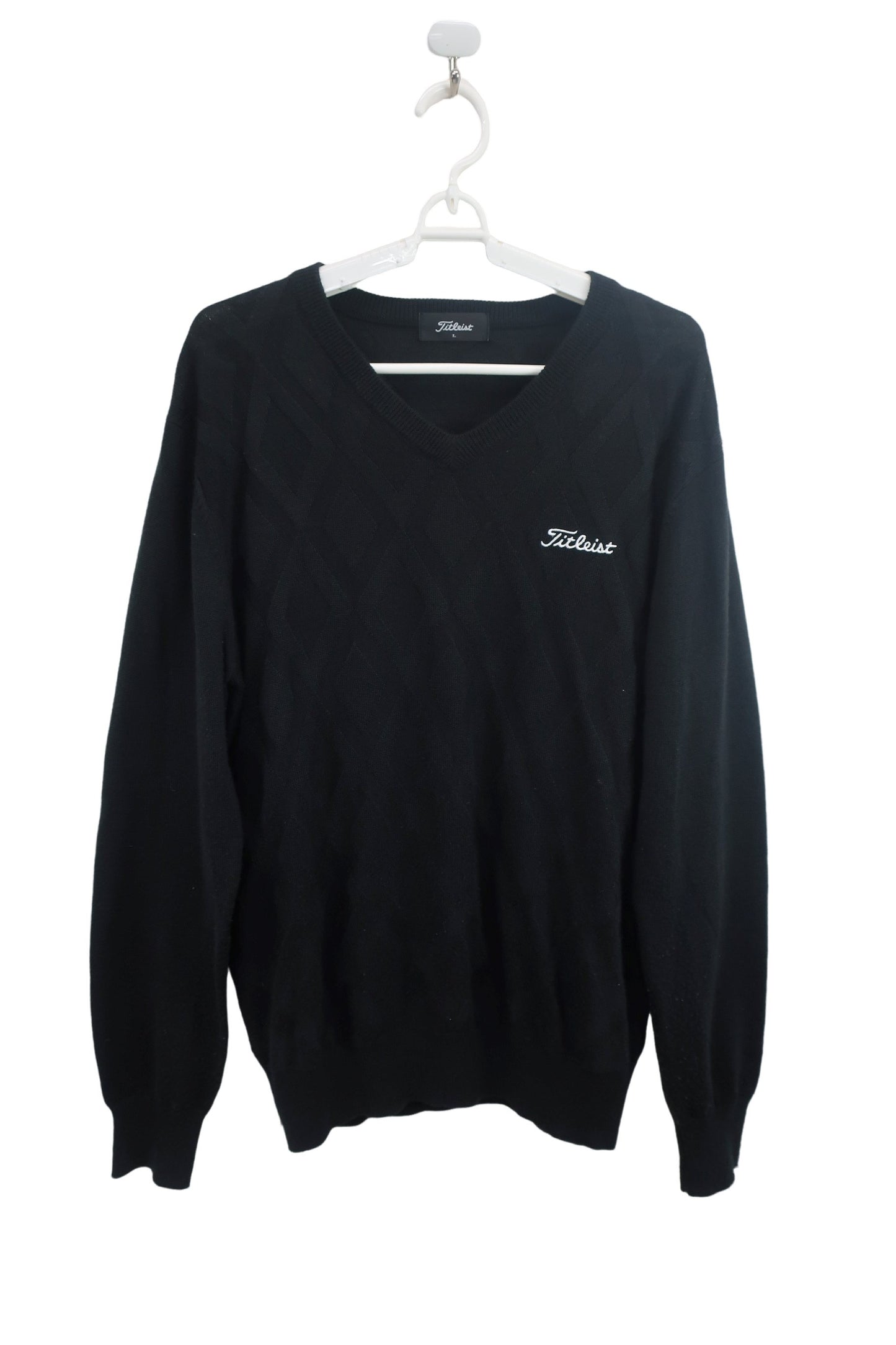 Titleist(タイトリスト) Vネックセーター 黒 メンズ L C-1