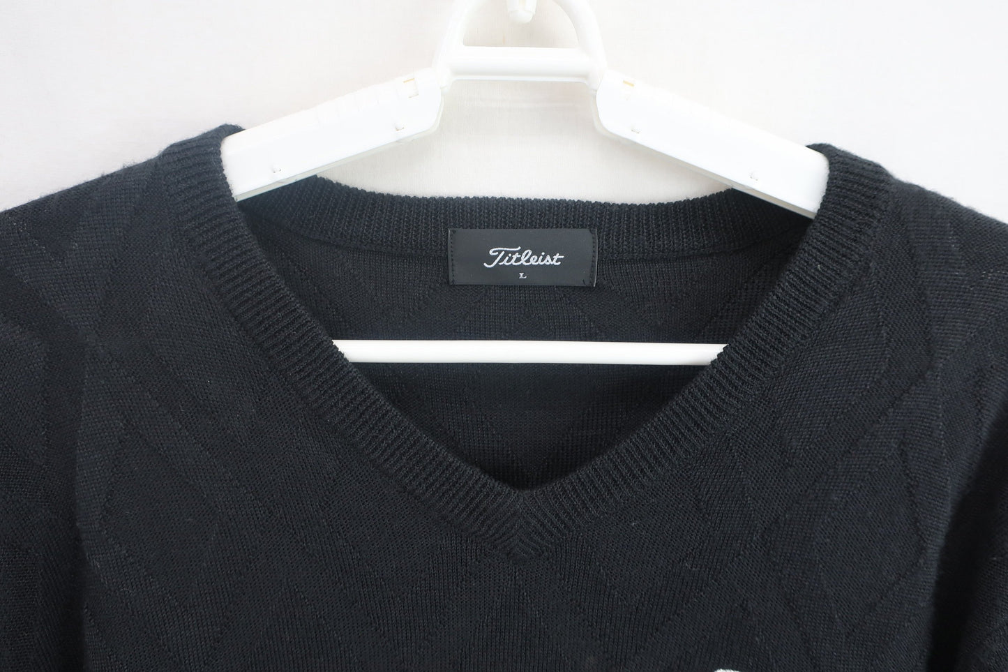 Titleist(タイトリスト) Vネックセーター 黒 メンズ L C-2